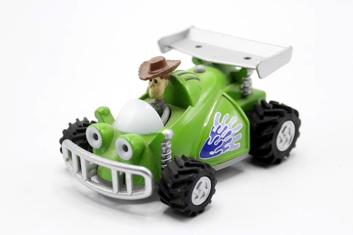 Toy Story Woody Green Pullback Die Cast Metal Model Toy Car (KC2722)